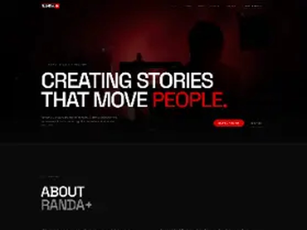 Randa+ website, Film Production, Website